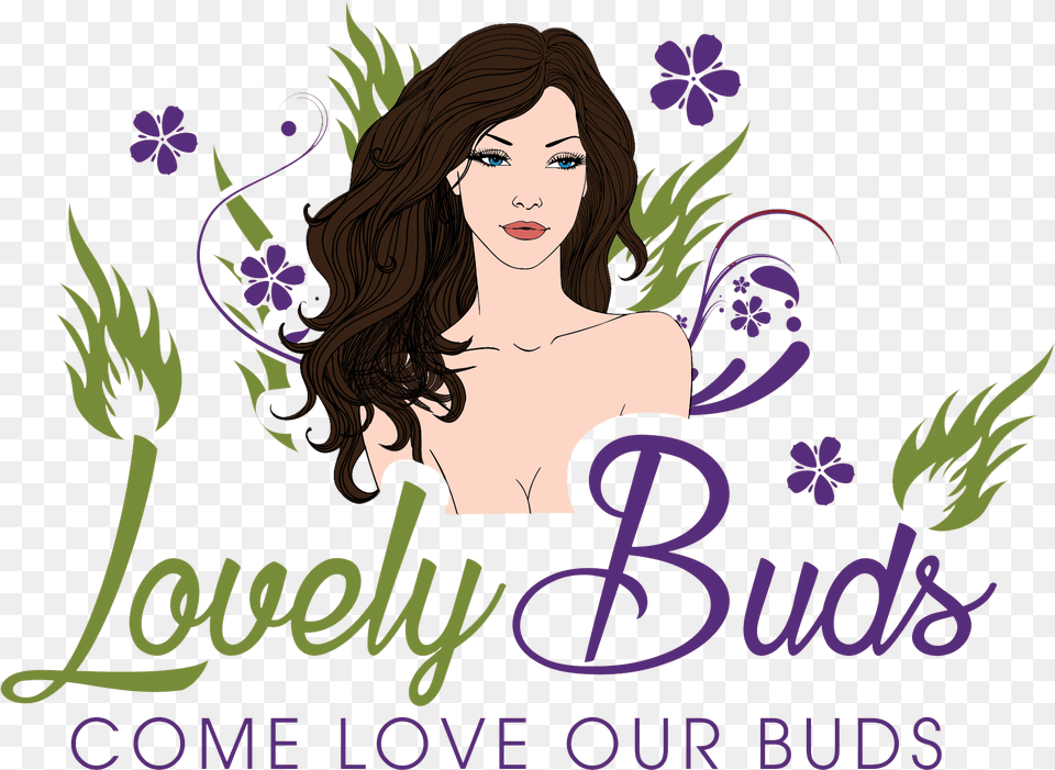 Lovely Buds Cannabis Lovely Buds, Adult, Purple, Person, Woman Free Png