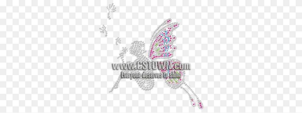 Lovely Butterfly Fairy Iron Sparkly, Accessories, Pattern, Nature, Outdoors Free Png