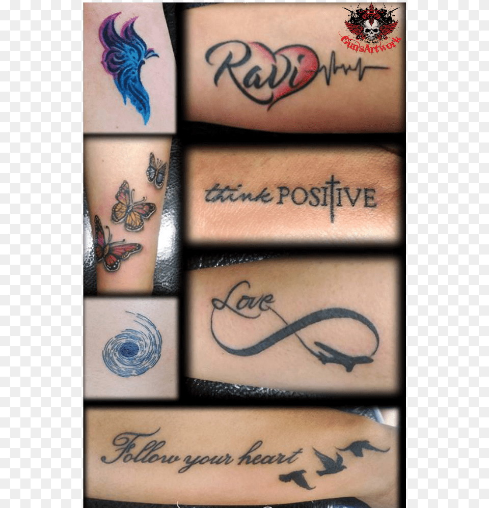 Lovely Collage Small Tattoos Tattoo, Person, Skin Free Png