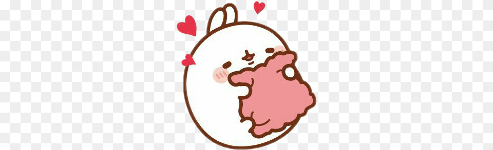 Lovely Cute Kawaii Bunny Conejo Lindo Hearts Love, Food, Ketchup, Meal Free Png