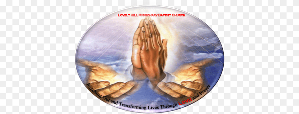Lovely Hillmissionarybclogo1 U2013 Lovely Hill Missionary Hands In Prayer, Disk, Dvd, Plate Free Png Download