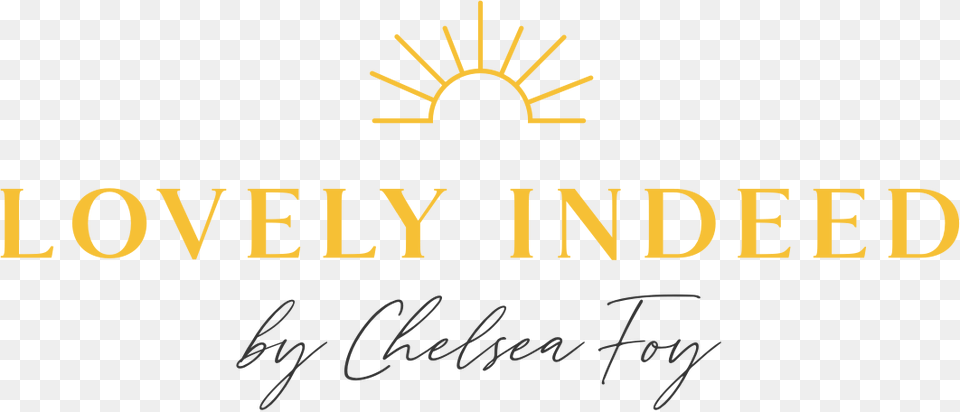 Lovely Indeed By Chelsea Foy Sunshine Logo Calligraphy, Text Free Png Download