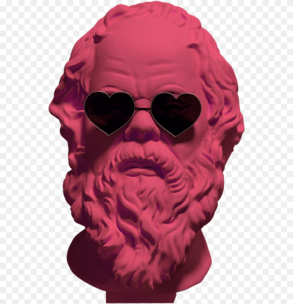 Lovely Socrates Sticker Socrates Sticker, Accessories, Sunglasses, Person, Head Png
