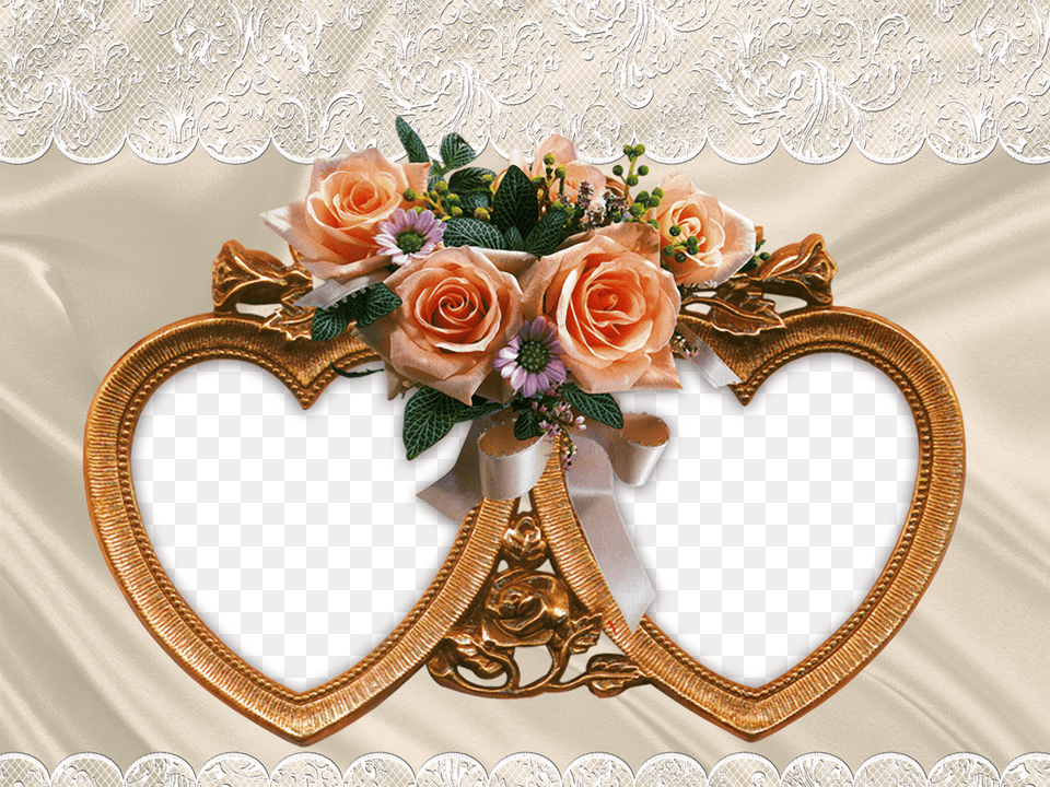 Lovely Wedding Album Frames Karizma Album Templates Heart Shaped Family Photo Frame, Flower, Flower Arrangement, Flower Bouquet, Plant Png Image
