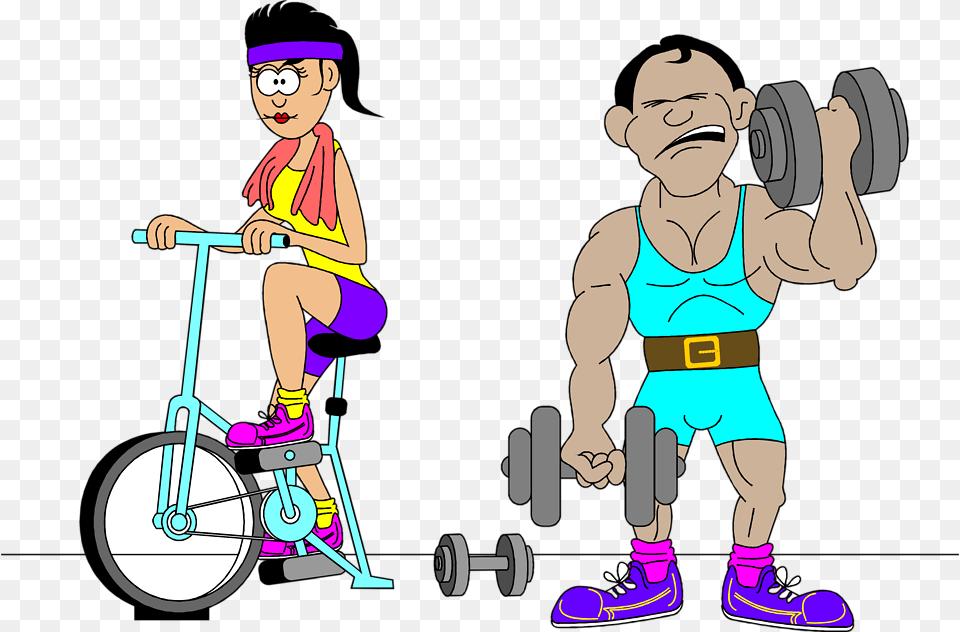 Lovely Work Out Clip Art Clipart, Baby, Person, Machine, Wheel Png Image