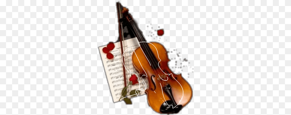 Loves Violin Sticker By Angeliquegferran Violin Images Hd For Dp, Musical Instrument Free Png