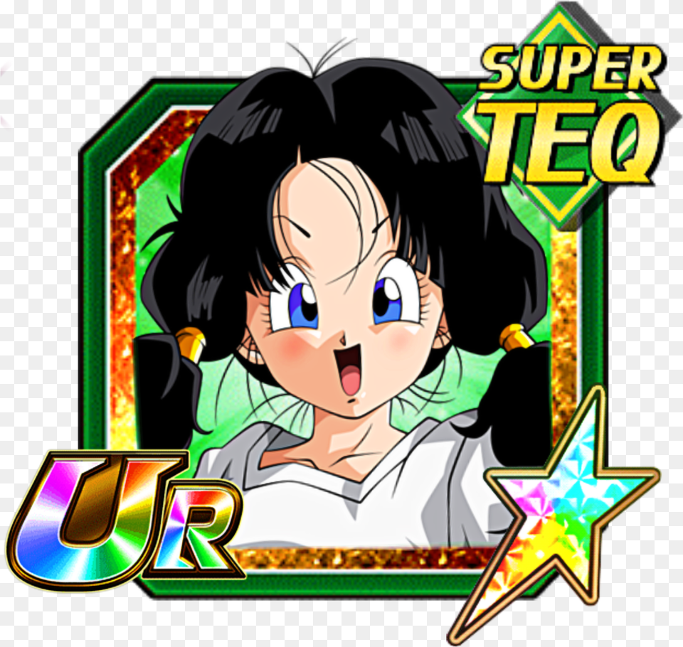 Loving And Tenacious Warrior Videl Goku Jr Dokkan Battle, Baby, Book, Comics, Person Free Png