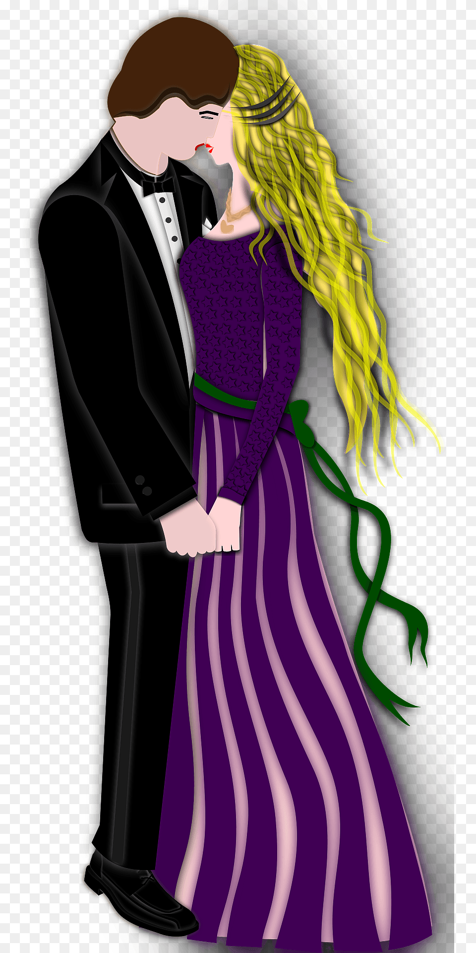 Loving Couple Clipart, Formal Wear, Suit, Clothing, Dress Free Png Download