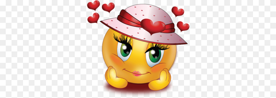 Loving Girl With Cap Emoji Emoji Call Me, Clothing, Hat, Nature, Outdoors Png