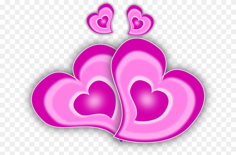 Loving Hearts Clip Art, Heart, Purple, Birthday Cake, Cake Free Png