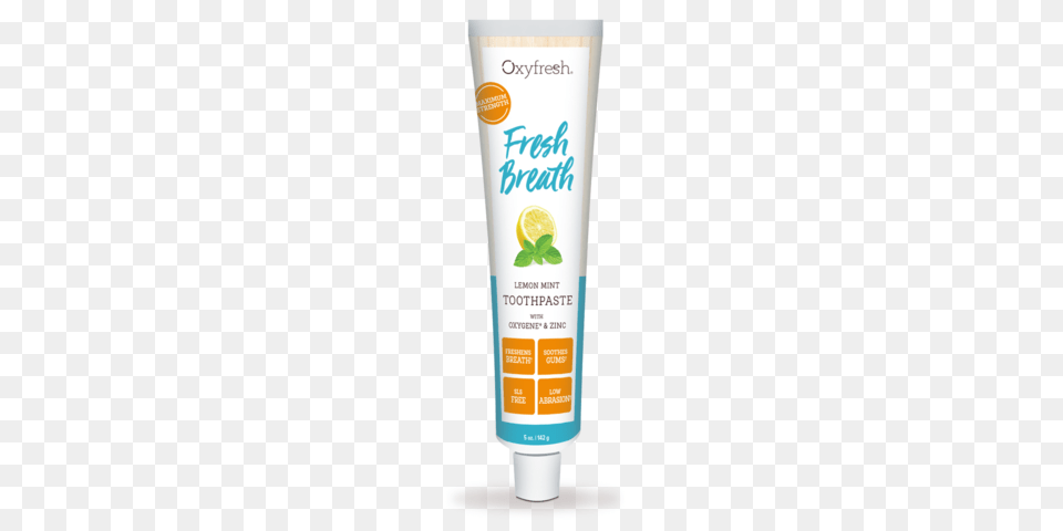 Low Abrasion Toothpaste For Bad Breath From Oxyfresh, Bottle, Lotion, Cosmetics, Sunscreen Png