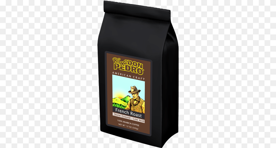 Low Acid Arabica French Roast Coffee Bag Guinness, Adult, Male, Man, Person Png