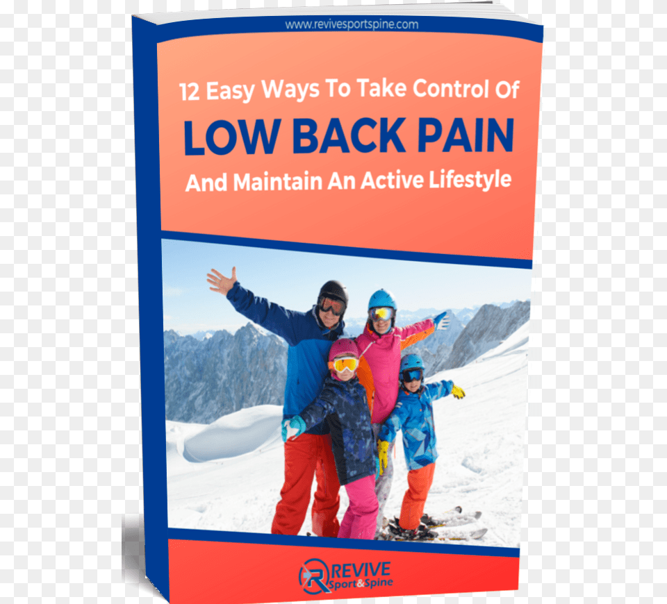 Low Back Pain Relief Ebook Skiing, Poster, Helmet, Coat, Clothing Free Png