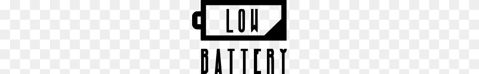Low Battery, Gray Free Png Download