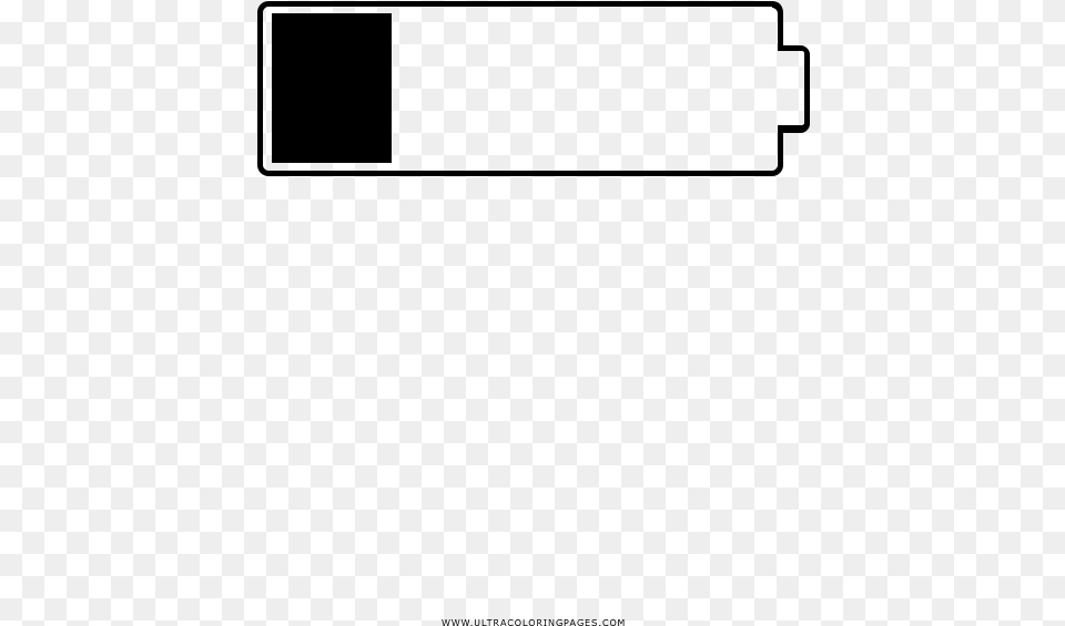 Low Battery Coloring, Gray Free Png