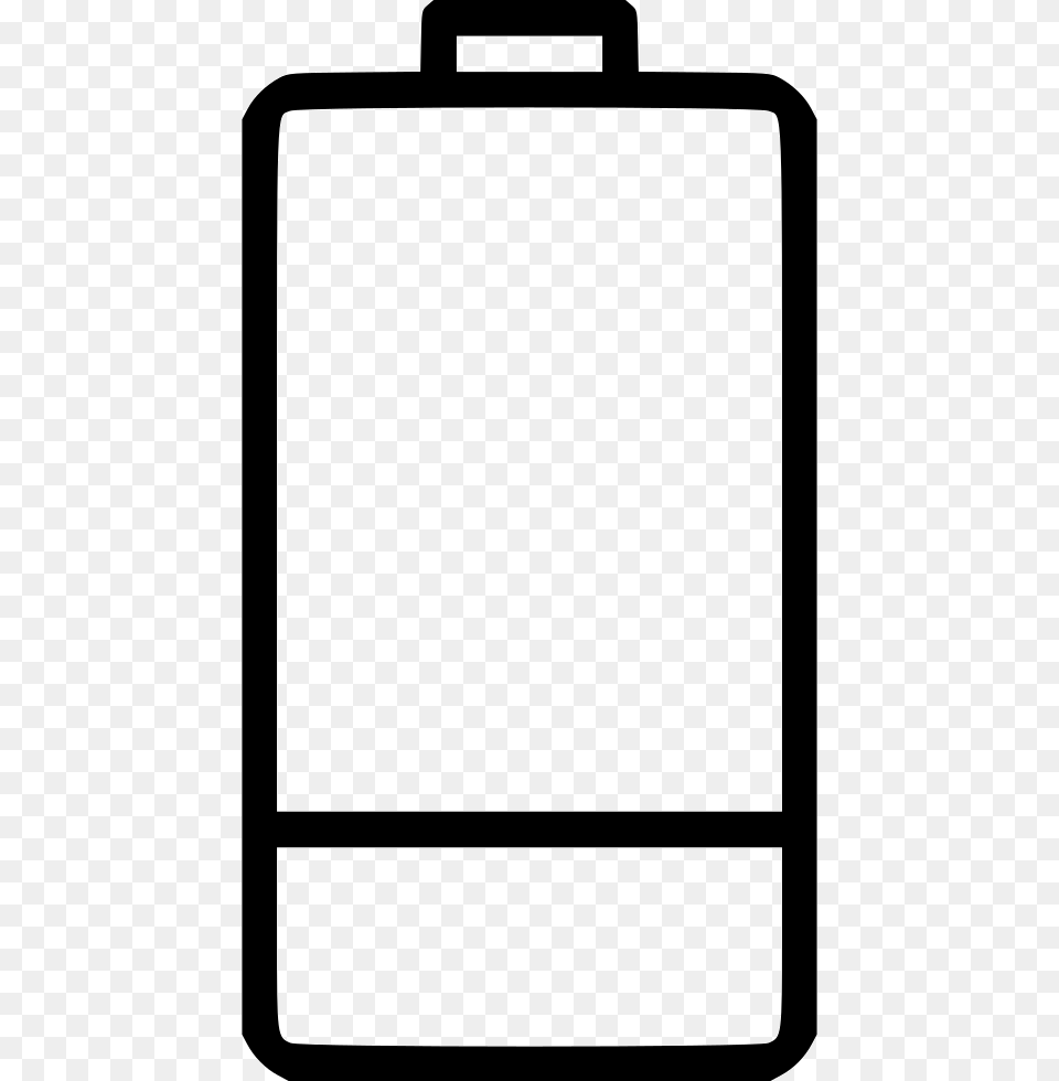 Low Battery Comments Empty Battery Icon, White Board, Bag Png Image