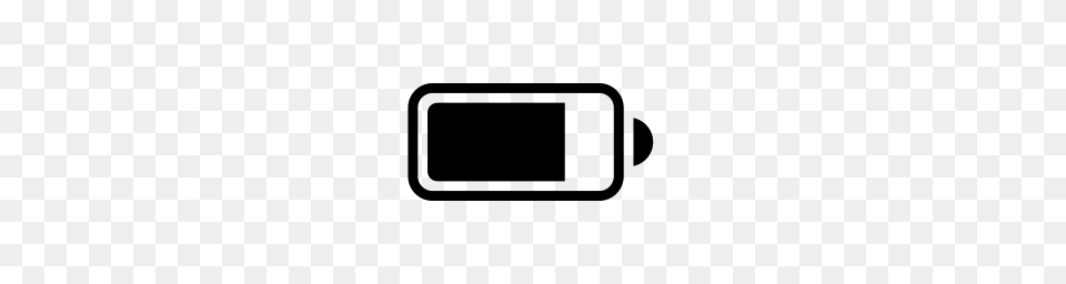 Low Battery Icon, Gray Free Png