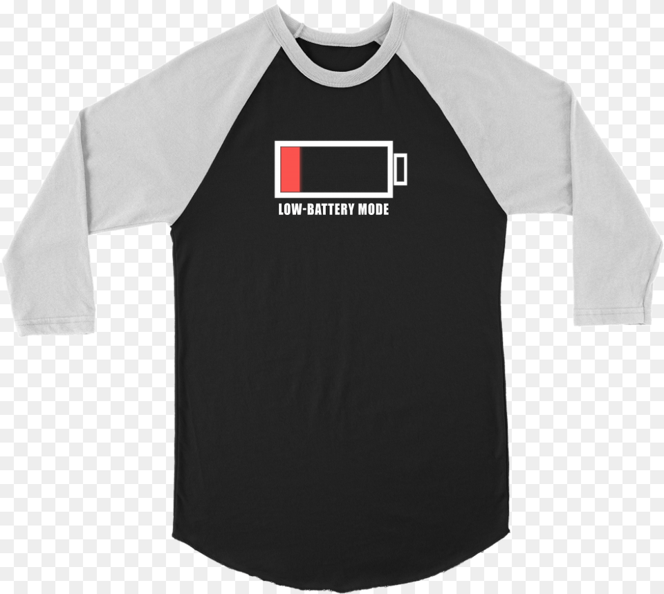Low Battery Mode Mama Bear 34 Sleeve Shirt, Clothing, Long Sleeve, T-shirt Free Png Download
