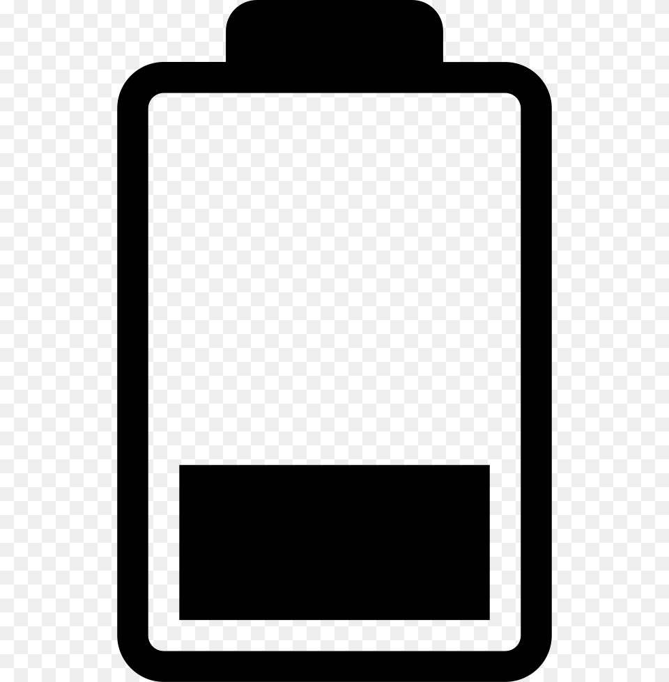 Low Battery Status Icon Download, White Board, Text Free Png