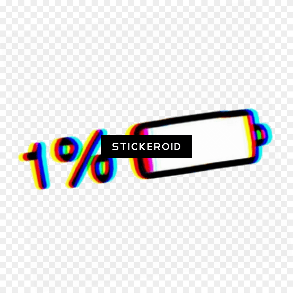 Low Battery Tired Percent Graphic Design, Light, Neon Free Png