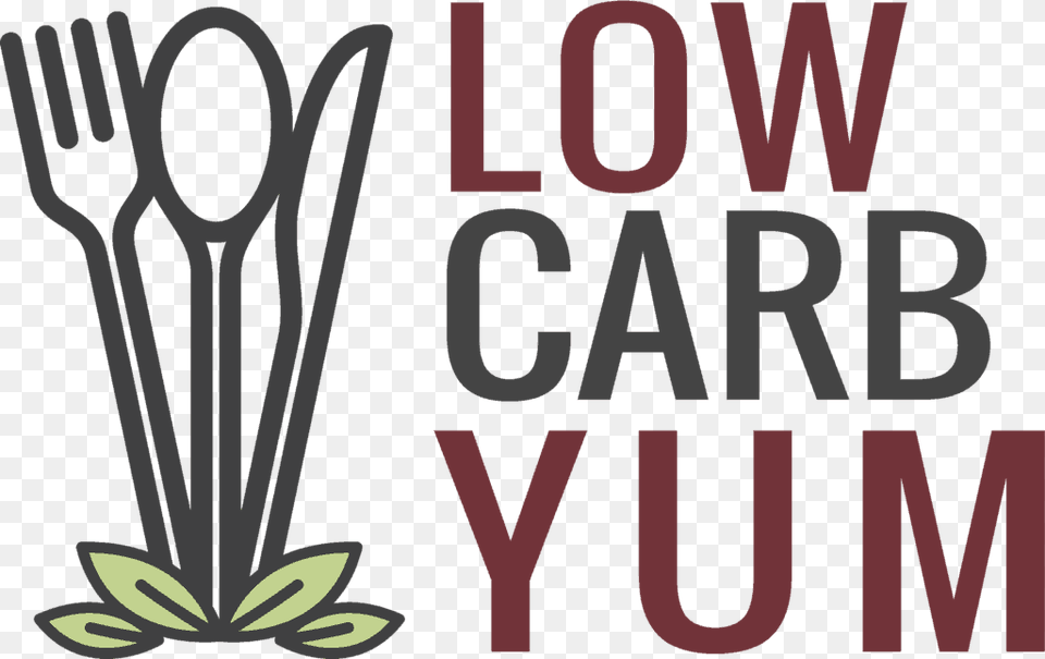 Low Carb Yum Logo Low Carb Yum, Cutlery, Fork, Spoon Free Transparent Png