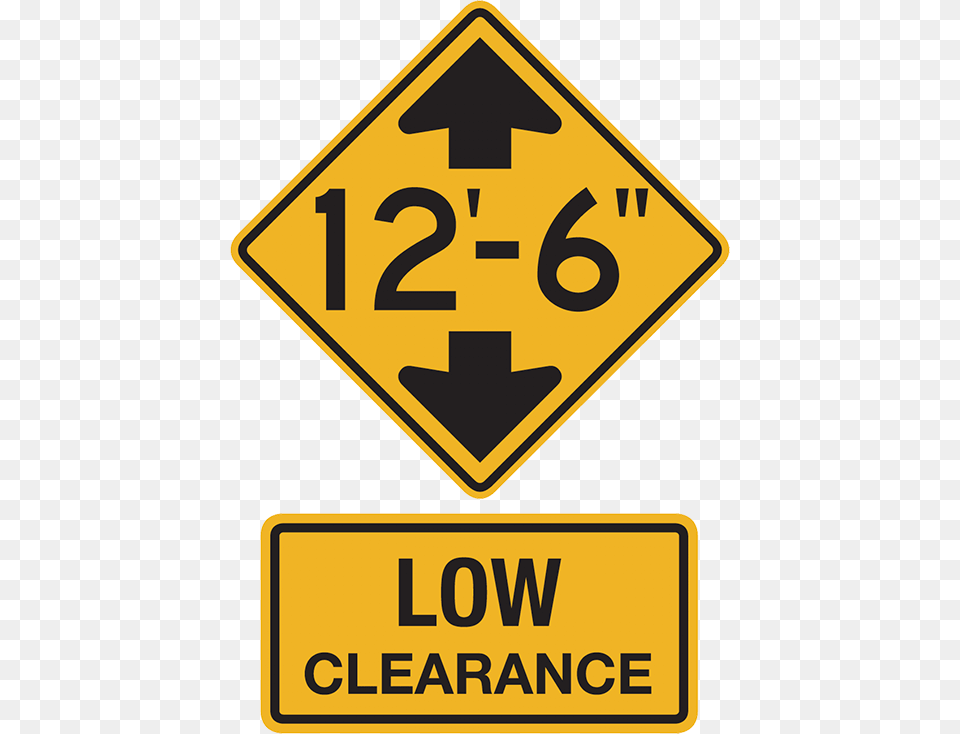Low Clearance, Sign, Symbol, Road Sign Png Image