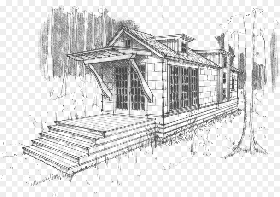 Low Country Elevation Sketch Floor Plan, Art, Drawing Png Image