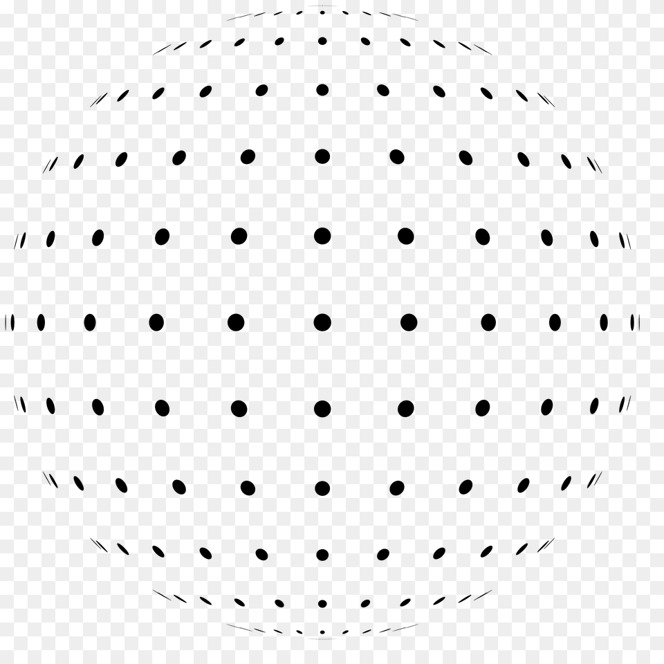 Low Density Dots Sphere Clipart, Pattern Free Png Download