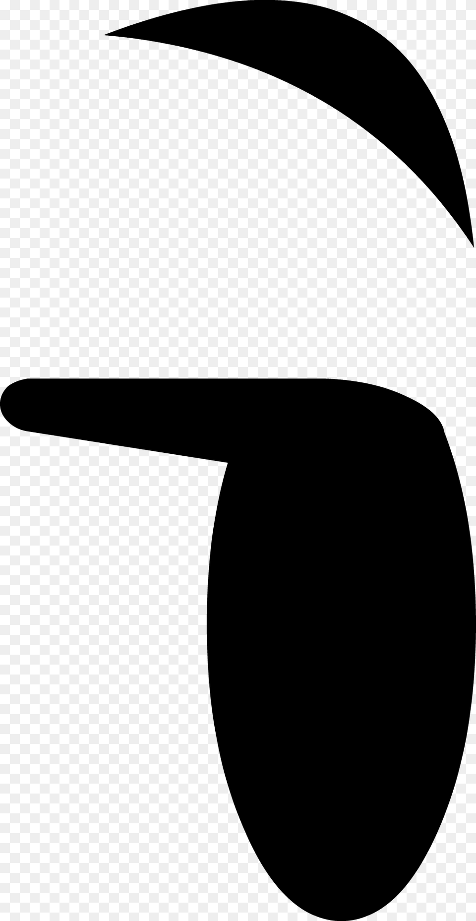 Low Eye With Raised Eyebrow Bfdi Eyes, Gray Free Png Download