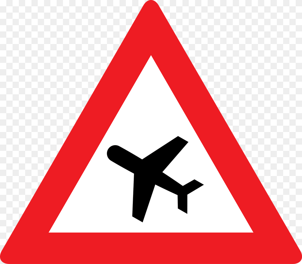 Low Flying Aircraft Sign In Austria Clipart, Symbol, Road Sign Free Png