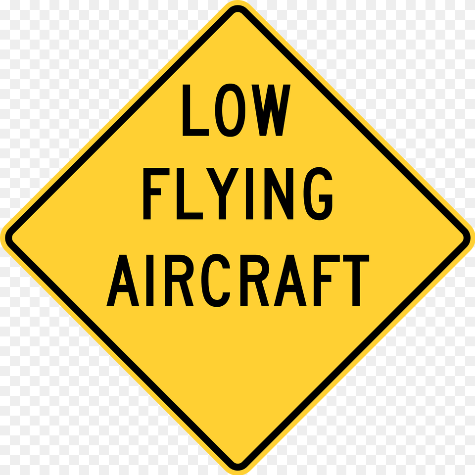 Low Flying Aircraft Sign In Canada Clipart, Symbol, Road Sign Png
