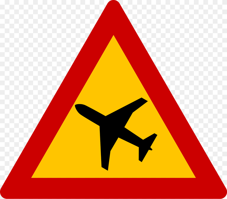 Low Flying Aircraft Sign In Greece Clipart, Symbol, Road Sign Png