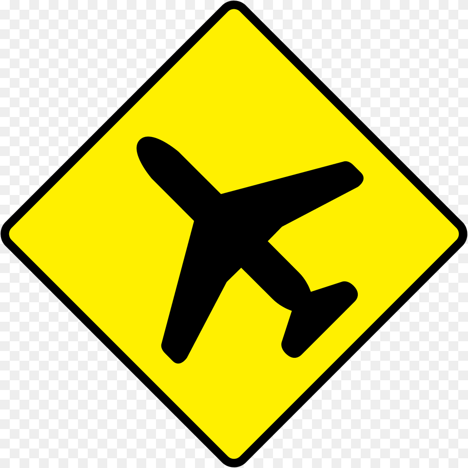 Low Flying Aircraft Sign In Ireland Clipart, Symbol, Road Sign Free Transparent Png