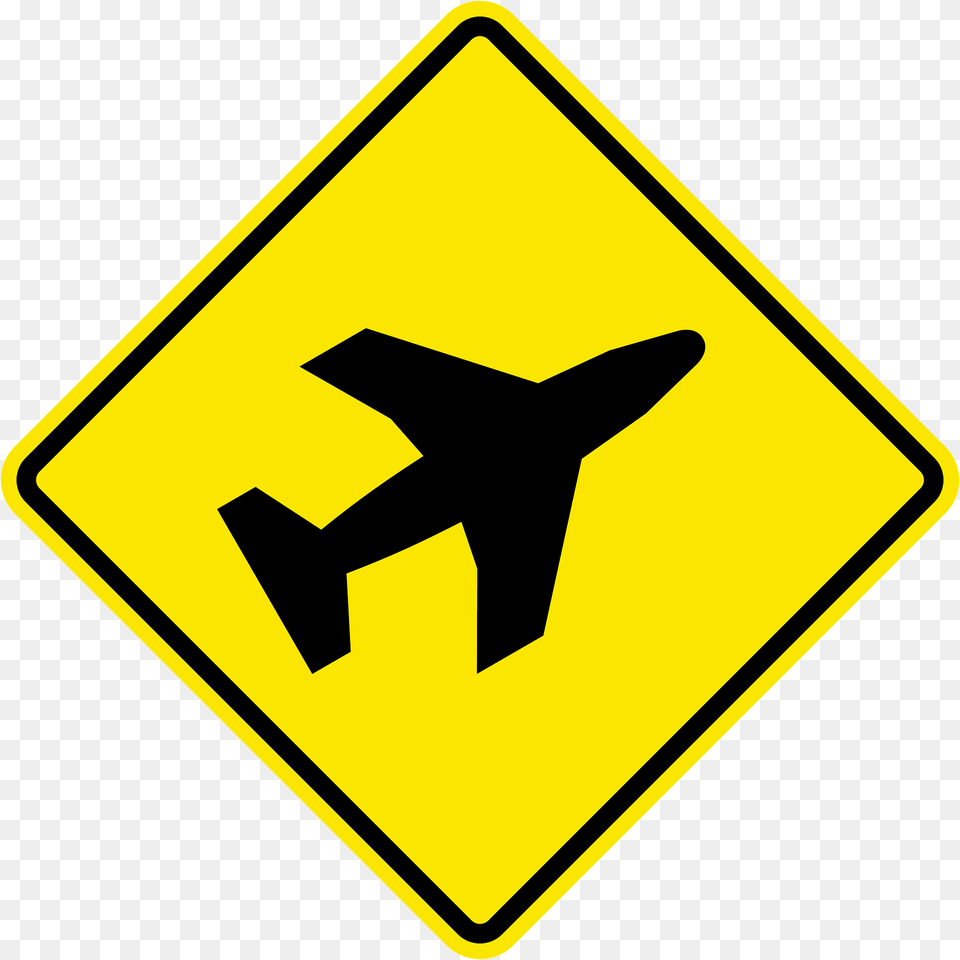Low Flying Aircraft Sign In Jamaica Clipart, Symbol, Road Sign Free Png