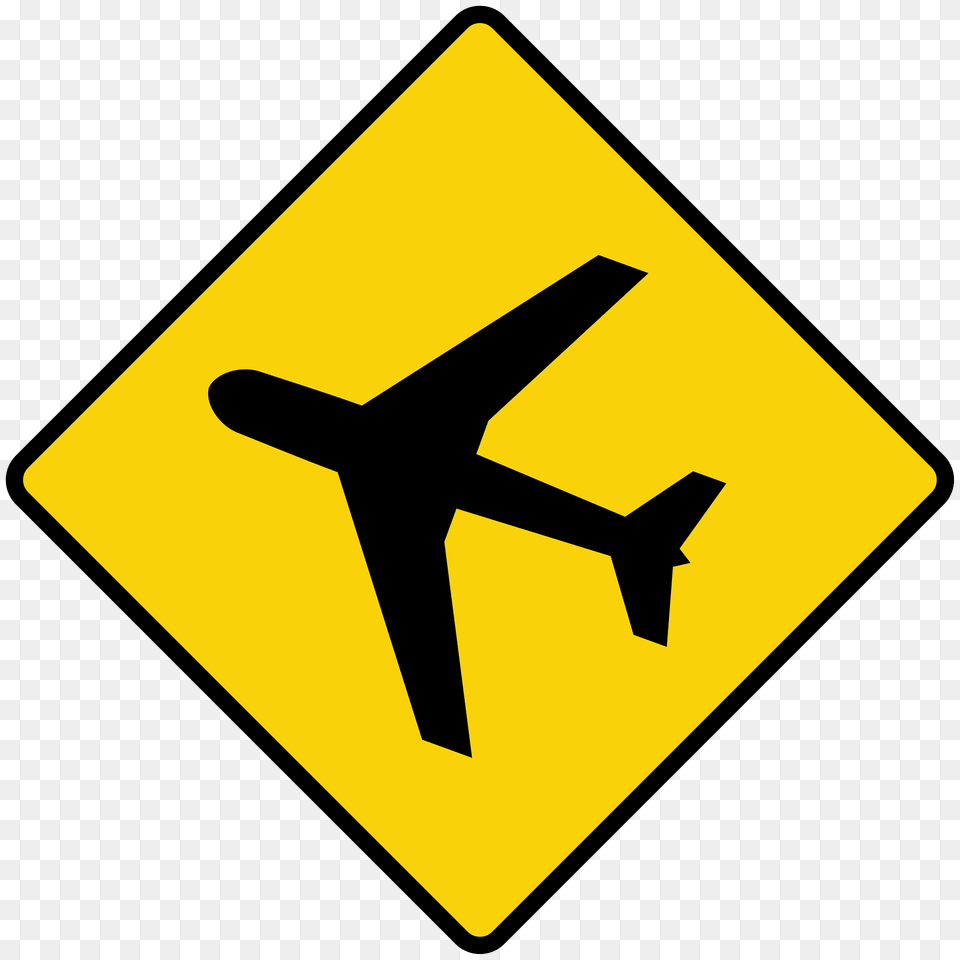 Low Flying Aircraft Sign In Liberia Clipart, Symbol, Road Sign Png