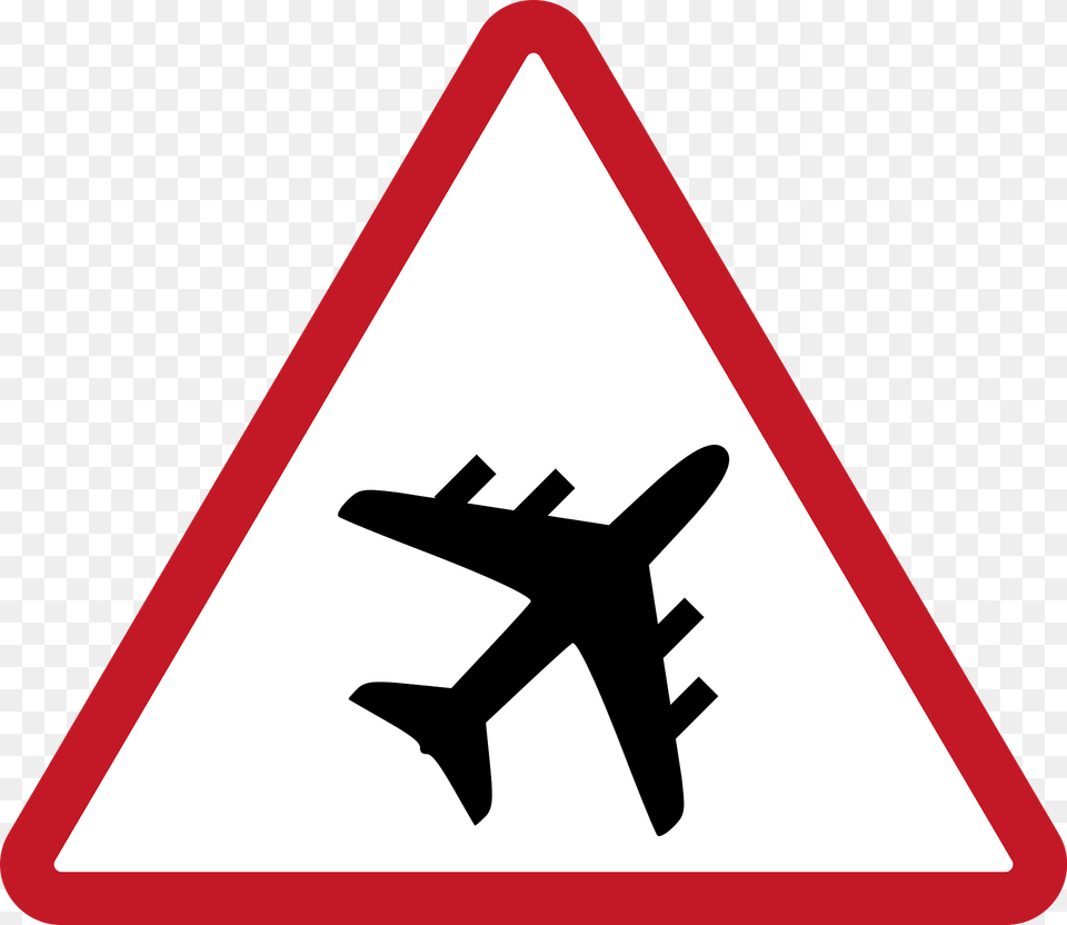Low Flying Aircraft Sign In Philippines Clipart, Symbol, Road Sign, Animal, Fish Free Png Download