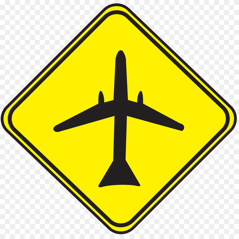Low Flying Aircraft Sign In Uruguay Clipart, Symbol, Road Sign Free Png