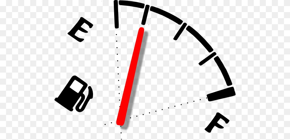 Low Fuel Clip Art, Gauge, Tachometer Free Png Download