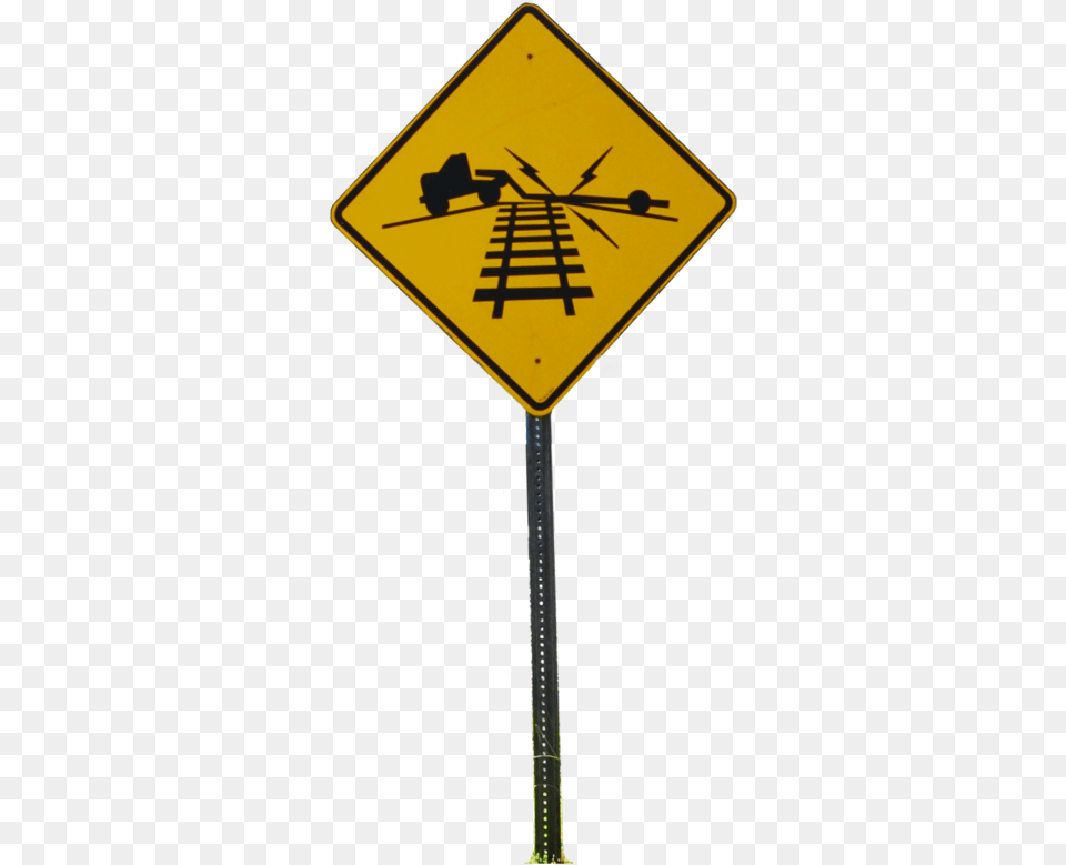 Low Ground Clearance Railroad Crossing Sign 0009 By Traffic Sign, Symbol, Road Sign Png
