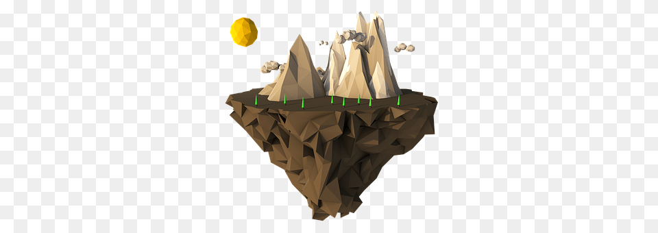 Low Poly Outdoors, Nature, Mineral, Bag Free Png