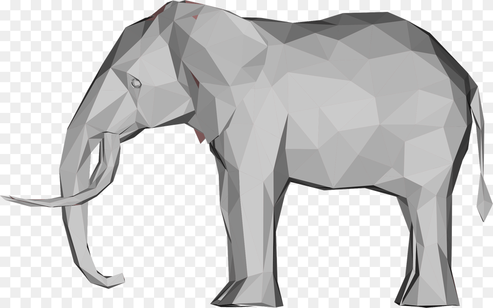 Low Poly 3d Elephant Clip Arts Low Poly 3d Elephant, Animal, Mammal, Wildlife Free Png