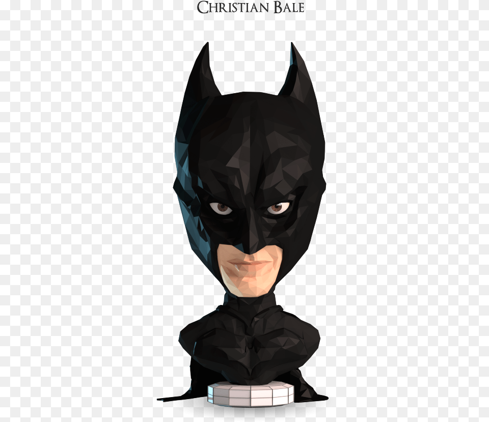 Low Poly Blender Batman, Adult, Male, Man, Person Free Png