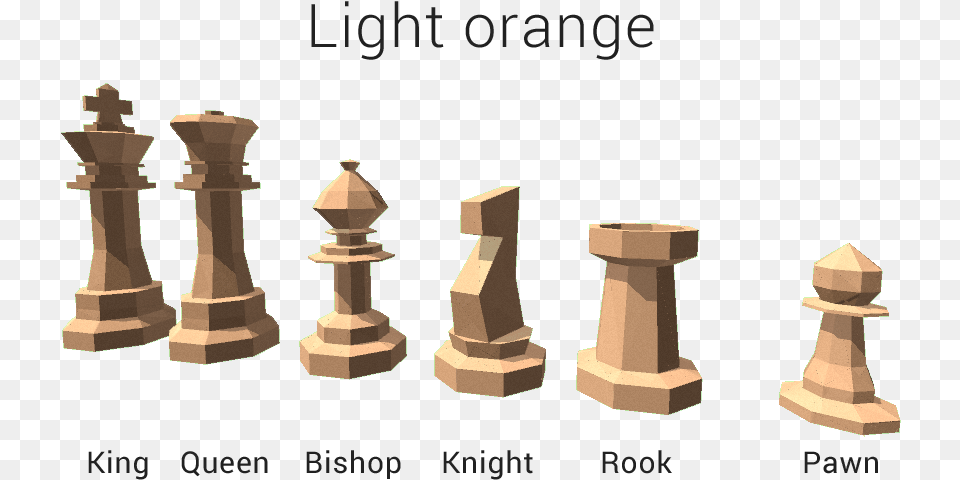 Low Poly Chess Pieces, Toy, Game, Person Free Png