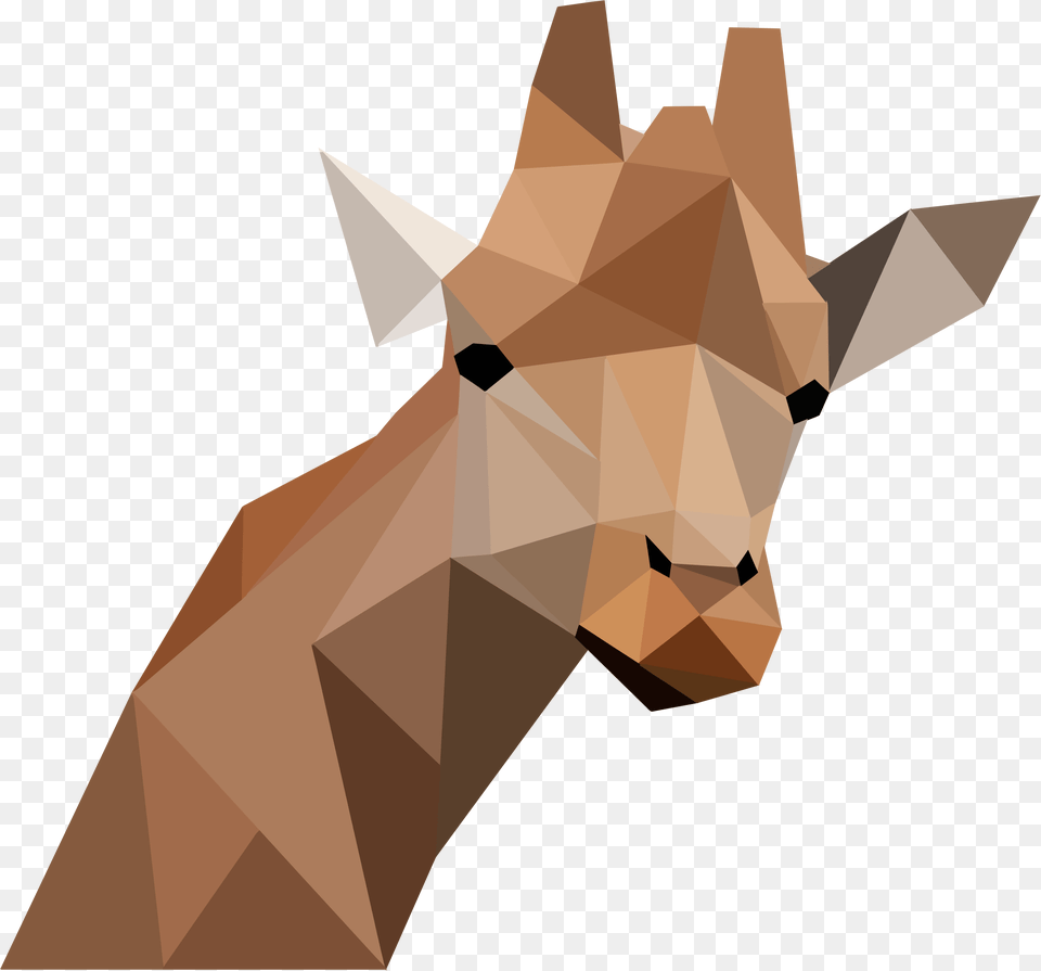 Low Poly Giraffe Clip Arts Low Poly Art, Person, Animal, Mammal, Paper Free Png