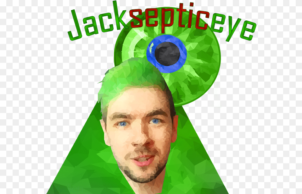 Low Poly Jacksepticeye By Shizuka Low Poly Jacksepticeye, Clothing, Green, Hat, Adult Png