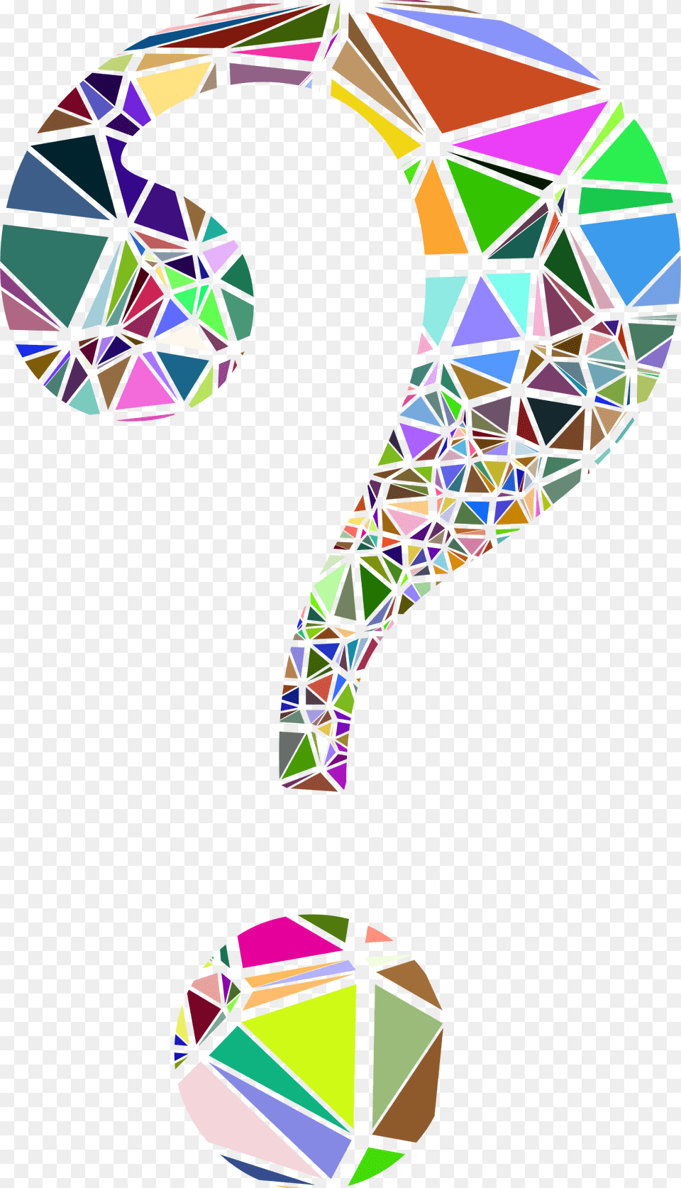 Low Poly Shattered Question Mark Clip Arts Designs Question Mark, Art, Text, Number, Symbol Png