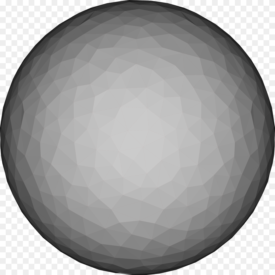Low Poly Sphere Icons, Ball, Golf, Golf Ball, Sport Free Transparent Png