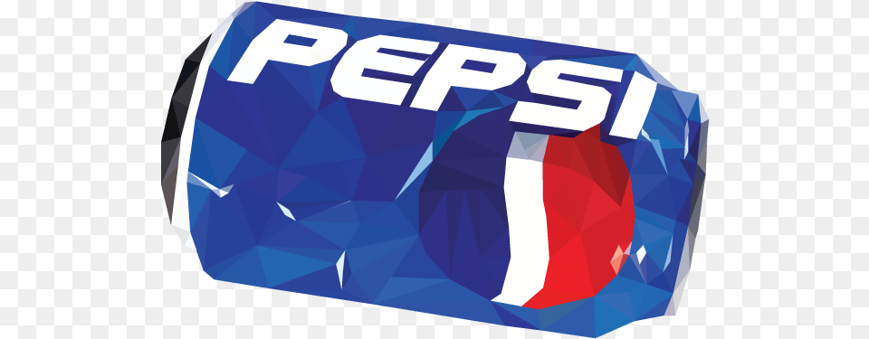 Low Poly Vector Image Of A Can Pepsi Language Free Png