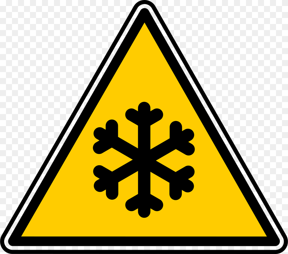 Low Temperature Warning Sign Clipart, Outdoors, Nature, Symbol, Snow Free Transparent Png