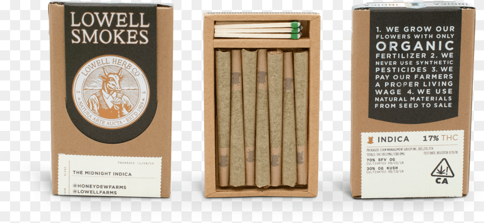 Lowell Smokes Pre Rolls, Book, Publication, Incense Free Png